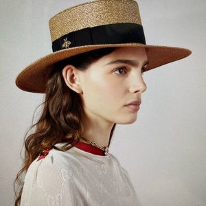 Gucci Lamé Papier Hat